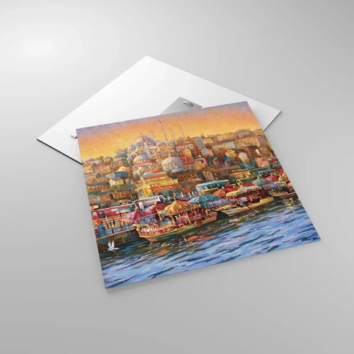 Obraz na szkle - Stambulska opowieść - 50x50 cm