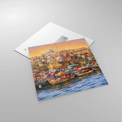Obraz na szkle - Stambulska opowieść - 60x60 cm