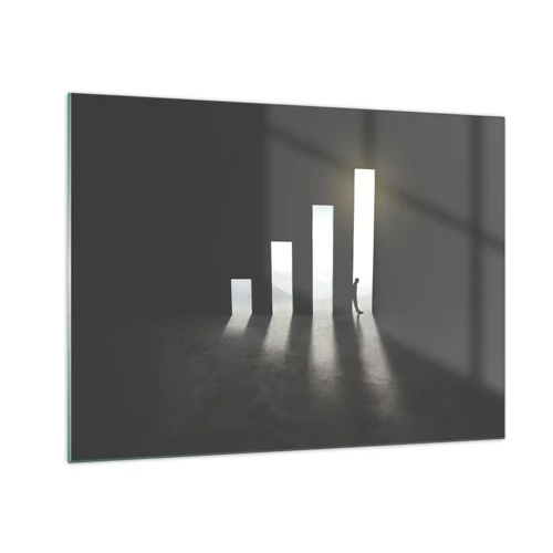 Obraz na szkle - Sukces – impresja - 70x50 cm