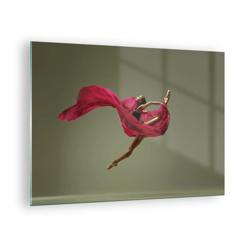 Obraz na szkle - Tańczący płomień - 70x50 cm