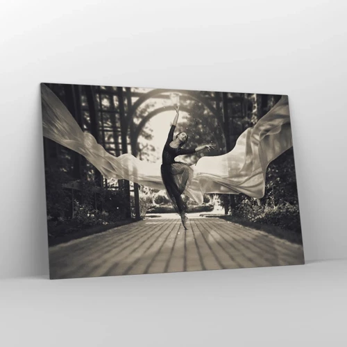 Obraz na szkle - Taniec ducha ogrodu - 120x80 cm