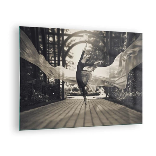 Obraz na szkle - Taniec ducha ogrodu - 70x50 cm