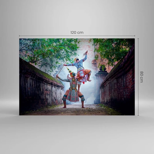 Obraz na szkle - Taniec zabójczo piękny - 120x80 cm