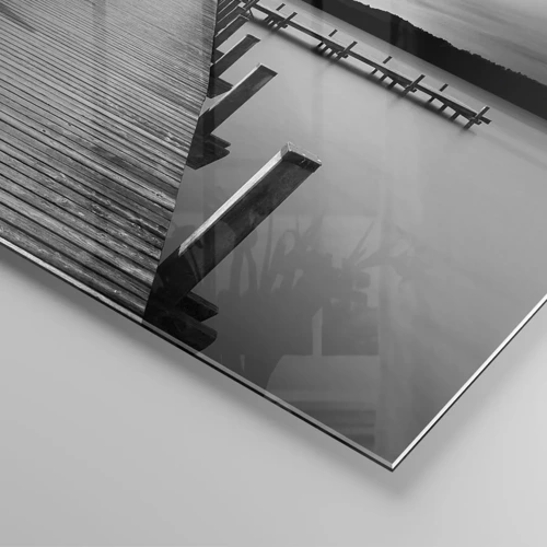 Obraz na szkle - U wodopoju – spokoju - 120x50 cm