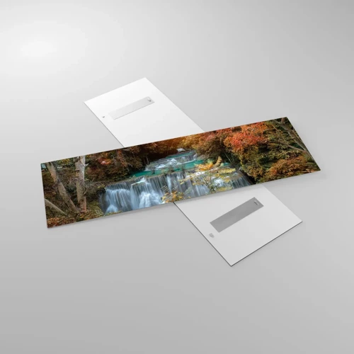 Obraz na szkle - Ukryty skarb lasu - 160x50 cm