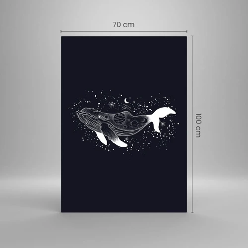 Obraz na szkle - W oceanie wszechświata - 70x100 cm