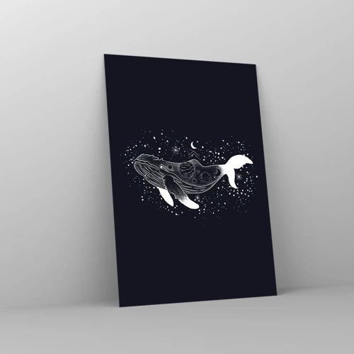 Obraz na szkle - W oceanie wszechświata - 70x100 cm