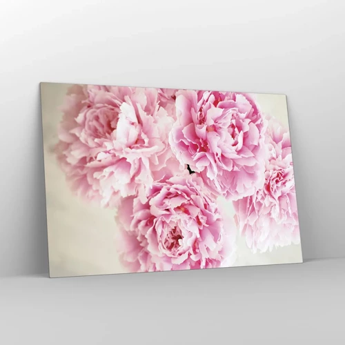 Obraz na szkle - W różowym przepychu - 120x80 cm