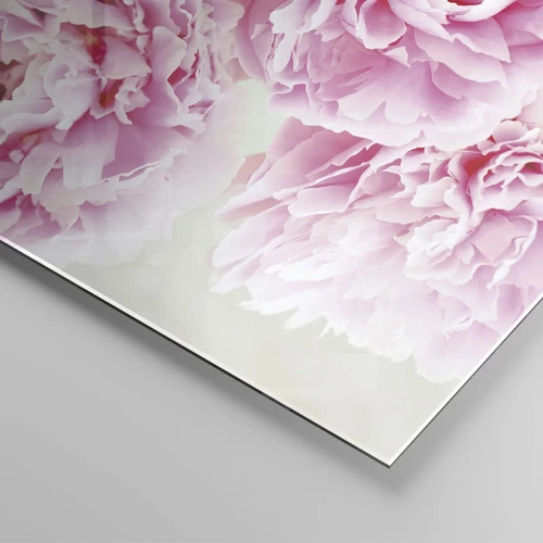 Obraz na szkle - W różowym przepychu - 30x30 cm