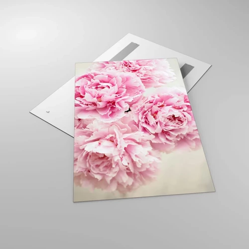 Obraz na szkle - W różowym przepychu - 80x120 cm