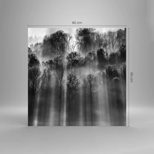 Obraz na szkle - W strumieniach światła - 60x60 cm