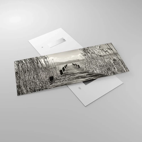 Obraz na szkle - W zaciszu traw - 120x50 cm