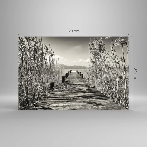 Obraz na szkle - W zaciszu traw - 120x80 cm