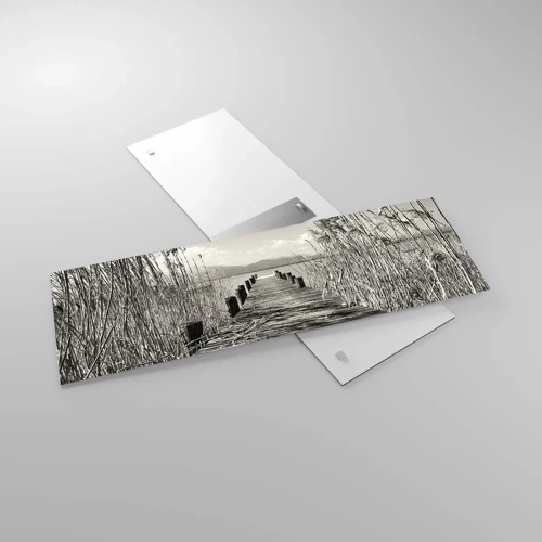 Obraz na szkle - W zaciszu traw - 90x30 cm