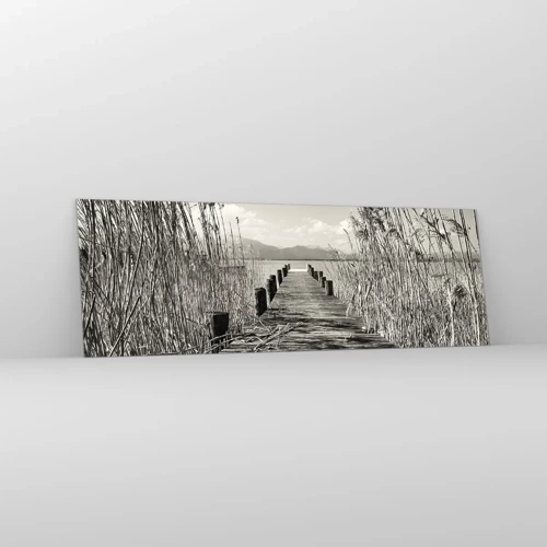 Obraz na szkle - W zaciszu traw - 90x30 cm