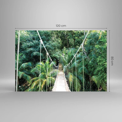 Obraz na szkle - Welcome to the jungle! - 120x80 cm
