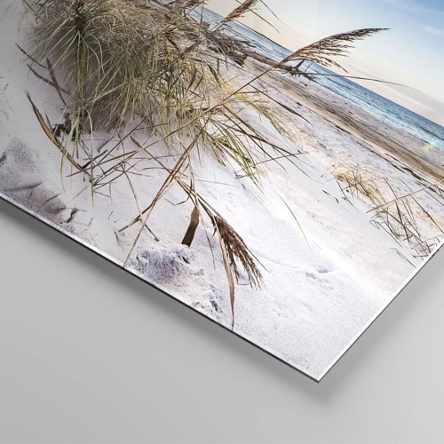Obraz na szkle - Wiatr od morza - 50x50 cm