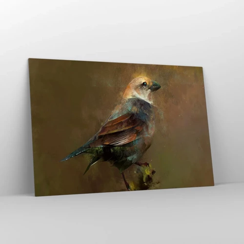 Obraz na szkle - Wróbelek, ptaszyna niewielka - 120x80 cm