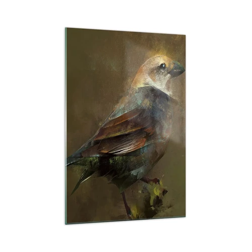 Obraz na szkle - Wróbelek, ptaszyna niewielka - 70x100 cm