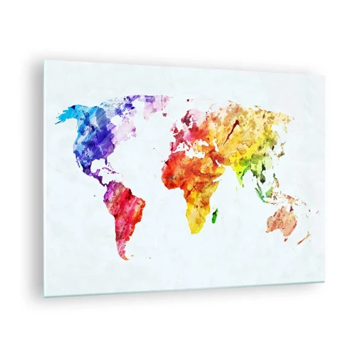 Obraz na szkle - Wszystkie barwy świata - 70x50 cm