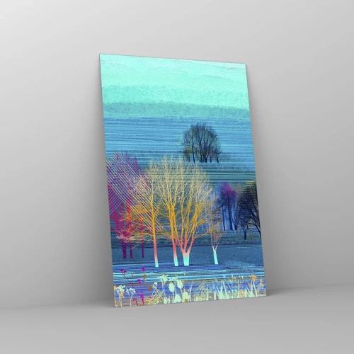 Obraz na szkle - Wyczesany pejzaż - 80x120 cm