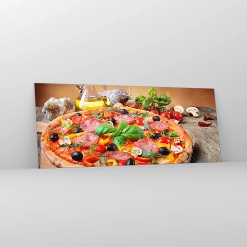Obraz na szkle - Z prawdziwie włoskim smakiem - 100x40 cm