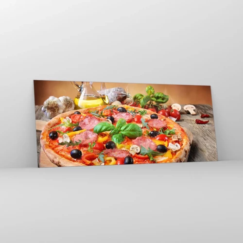 Obraz na szkle - Z prawdziwie włoskim smakiem - 120x50 cm