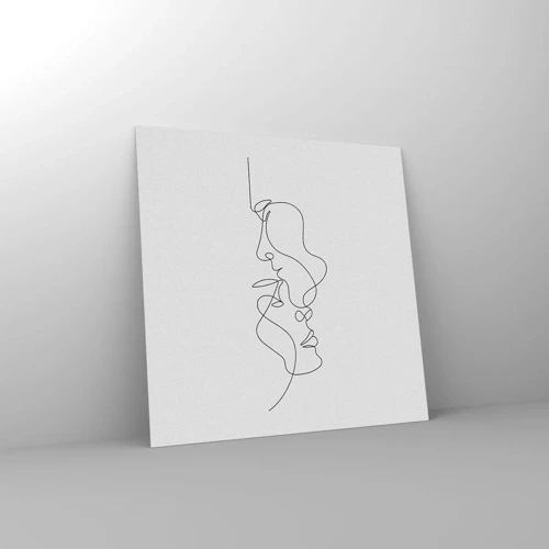 Obraz na szkle - Żar rzewnych żądz - 70x70 cm