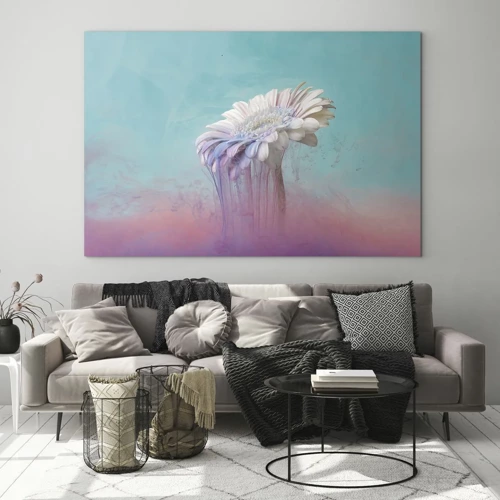 Obraz na szkle - Zaświaty kwiatów - 70x50 cm