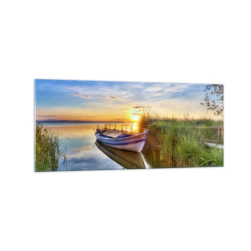Obraz na szkle - Zatoczka spełnionych marzeń - 120x50 cm