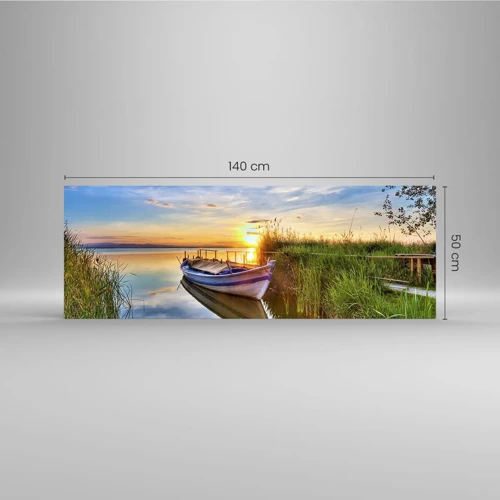 Obraz na szkle - Zatoczka spełnionych marzeń - 140x50 cm