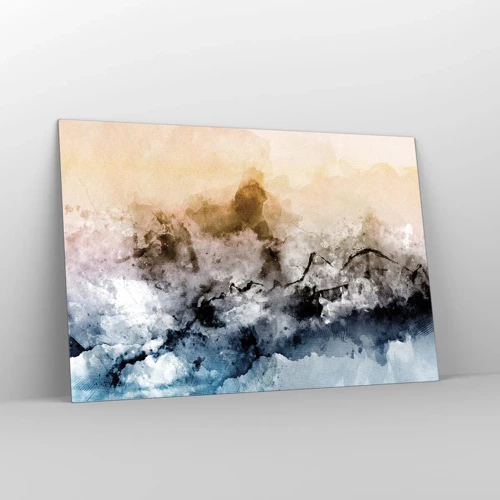 Obraz na szkle - Zatopione w tumanie mgły - 120x80 cm