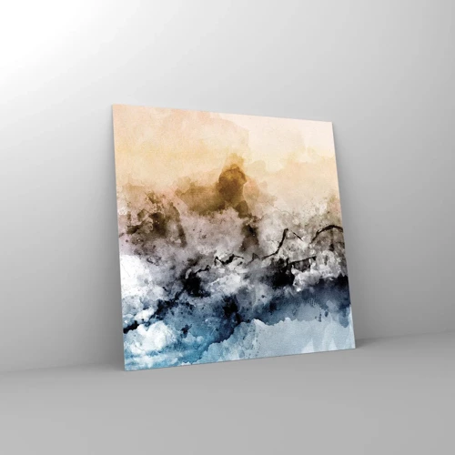 Obraz na szkle - Zatopione w tumanie mgły - 50x50 cm