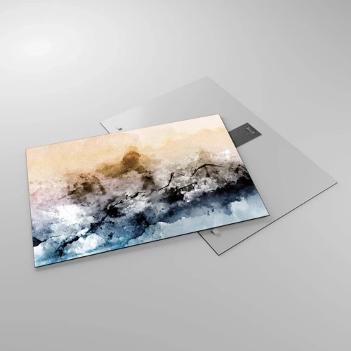 Obraz na szkle - Zatopione w tumanie mgły - 70x50 cm