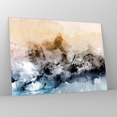 Obraz na szkle - Zatopione w tumanie mgły - 70x50 cm