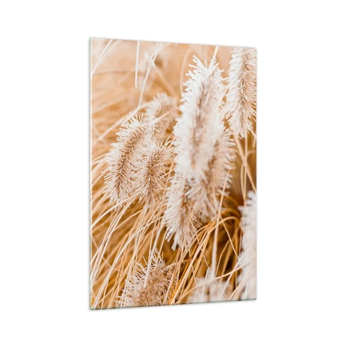Obraz na szkle - Złoty szelest traw - 70x100 cm