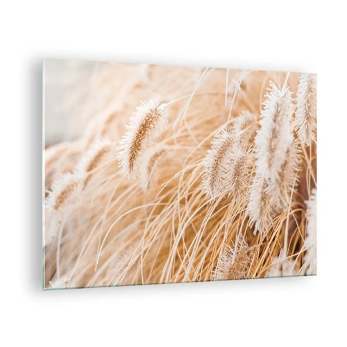 Obraz na szkle - Złoty szelest traw - 70x50 cm