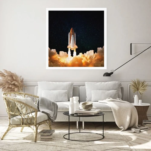 Plakat - Ad astra! - 50x50 cm