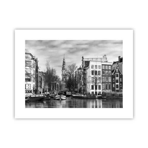 Plakat - Amsterdamskie klimaty - 40x30 cm