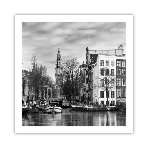 Plakat - Amsterdamskie klimaty - 60x60 cm