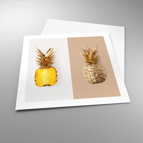 Plakat - Ananas dla nas - 50x50 cm