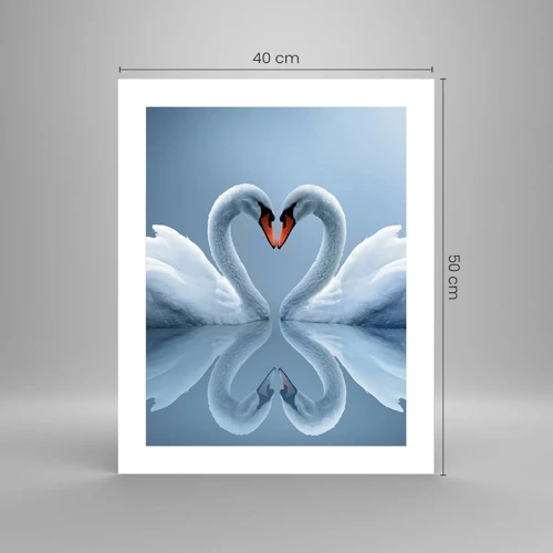 Plakat - Czas na miłość - 40x50 cm
