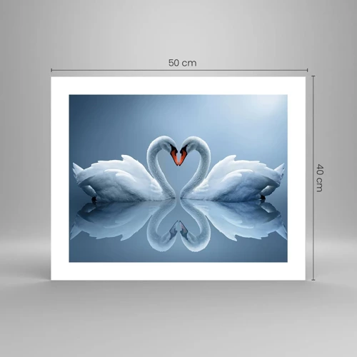 Plakat - Czas na miłość - 50x40 cm