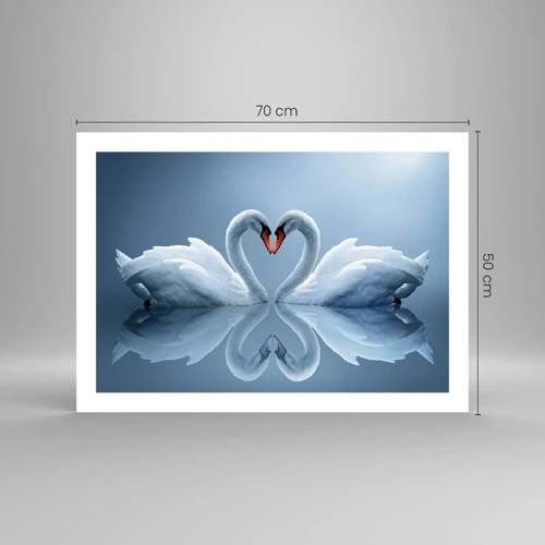 Plakat - Czas na miłość - 70x50 cm