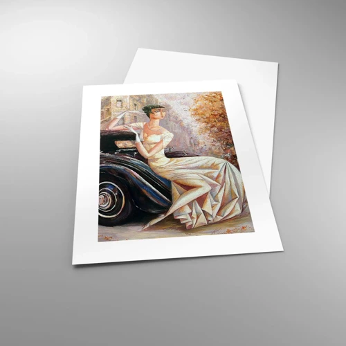 Plakat - Elegancja w stylu retro - 30x40 cm