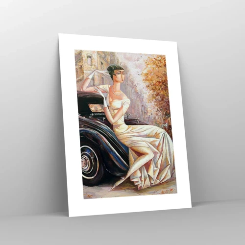 Plakat - Elegancja w stylu retro - 30x40 cm