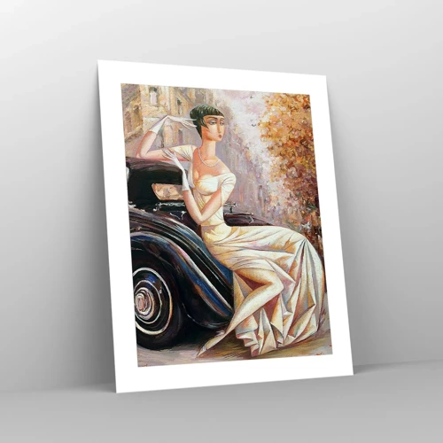 Plakat - Elegancja w stylu retro - 40x50 cm