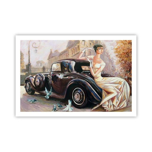 Plakat - Elegancja w stylu retro - 91x61 cm