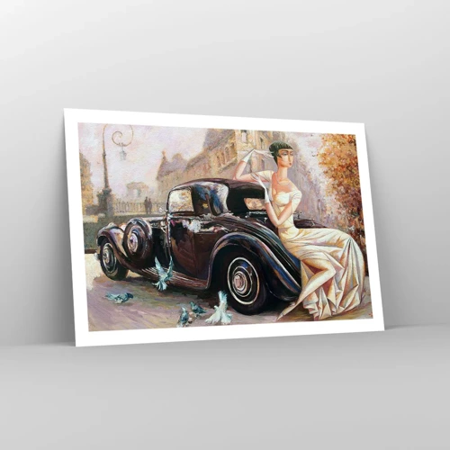 Plakat - Elegancja w stylu retro - 91x61 cm