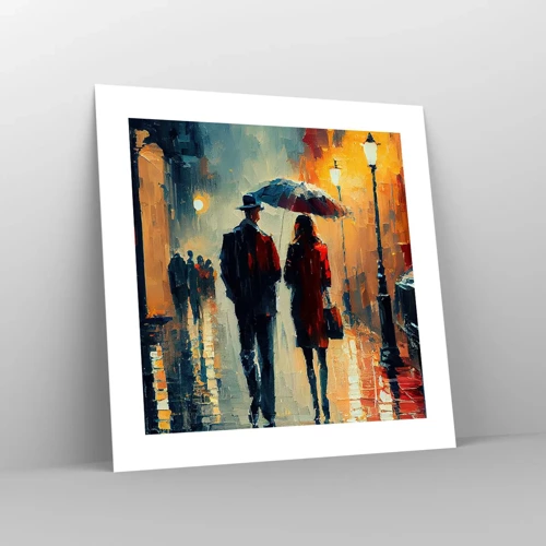 Plakat - Miejska love story - 40x40 cm